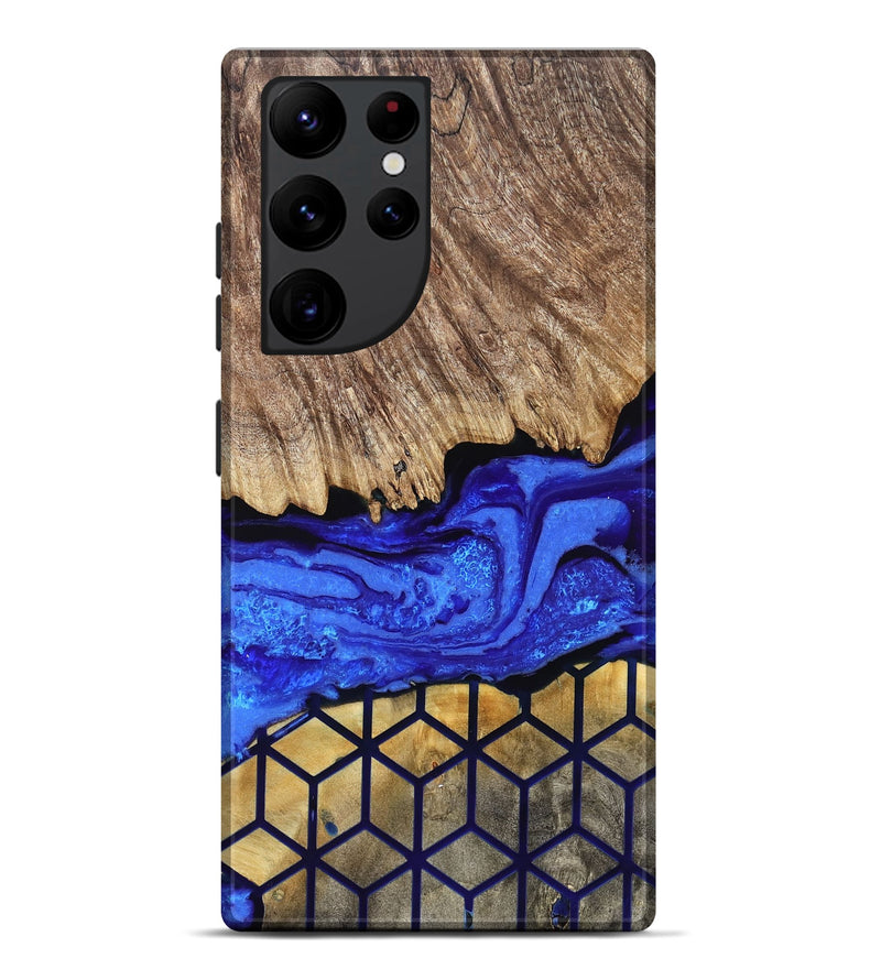 Galaxy S22 Ultra Wood Live Edge Phone Case - Vesta (Pattern, 829498)