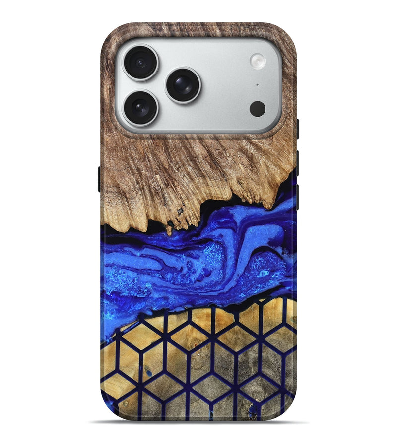 iPhone 18 Pro Max Wood Live Edge Phone Case - Vesta (Pattern, 829498)