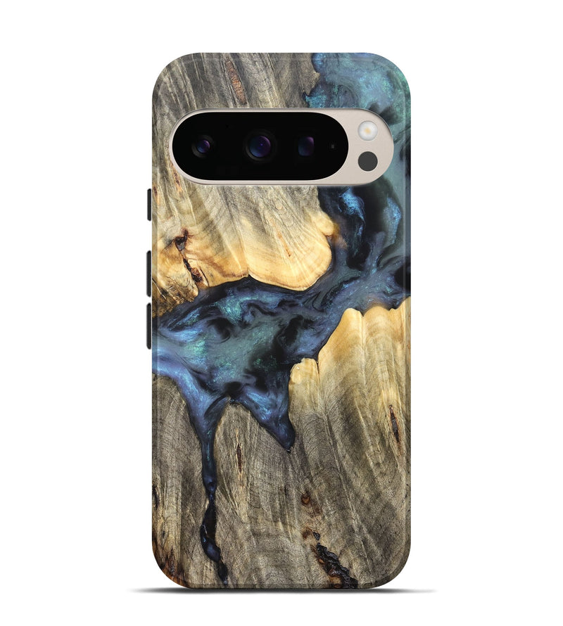 Pixel 10 Pro Wood Live Edge Phone Case - Fritz (Clear, 829506)