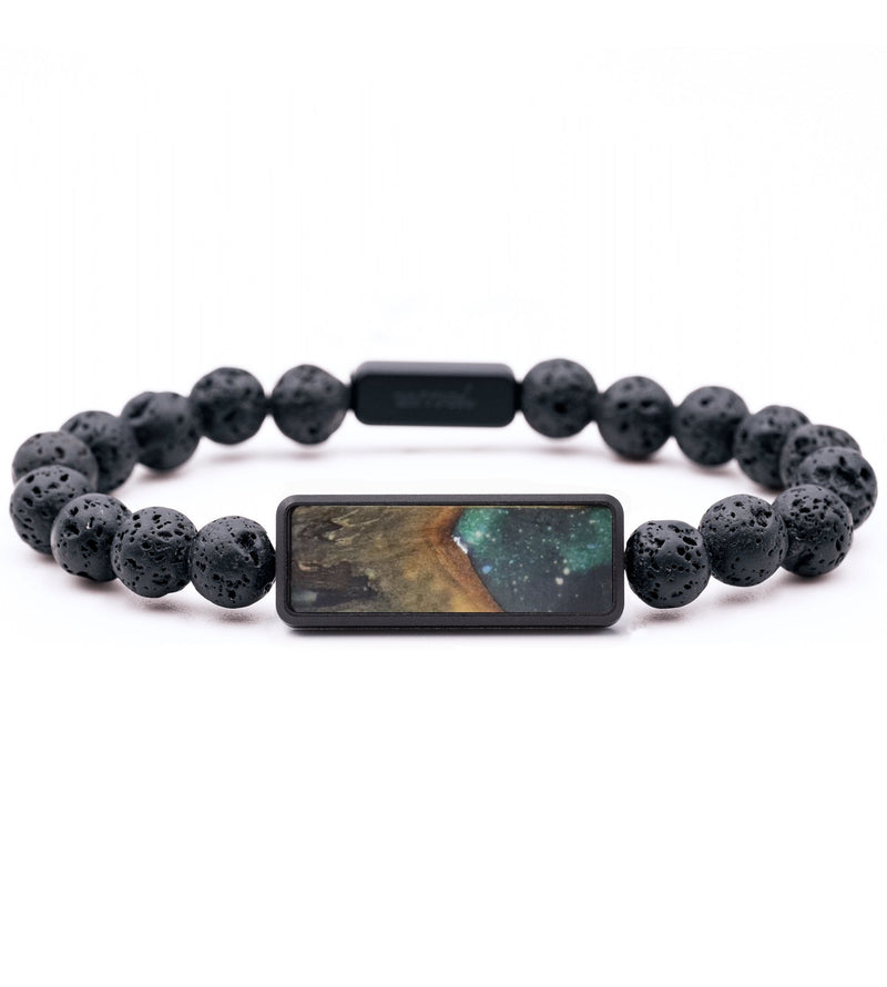 Lava Bead Wood Bracelet - Wilson (Cosmos, 829574)