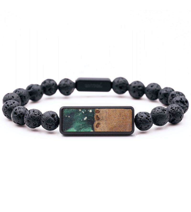 Lava Bead Wood Bracelet - Finley (Cosmos, 829579)