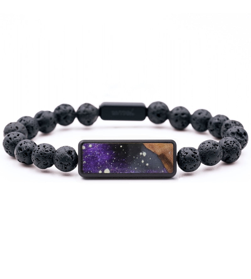 Lava Bead Wood Bracelet - Kassidy (Cosmos, 829600)