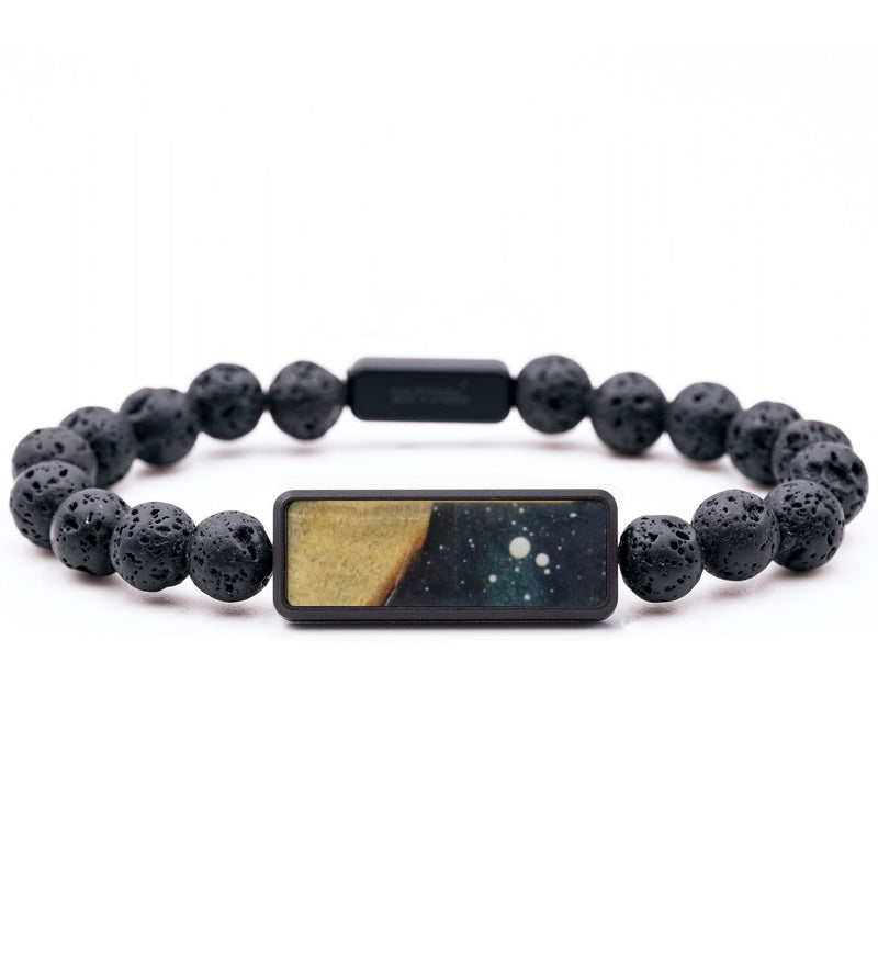 Lava Bead Wood Bracelet - Oaklynn (Cosmos, 829604)