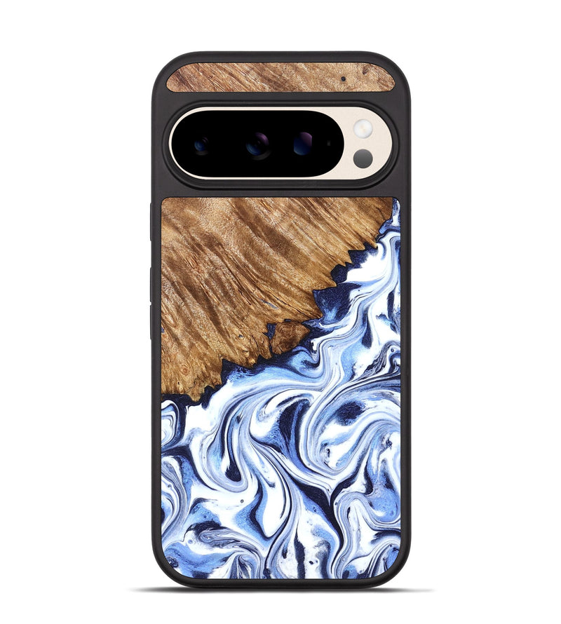 Pixel 10 Wood Phone Case - Gerardo (Blue, 829664)