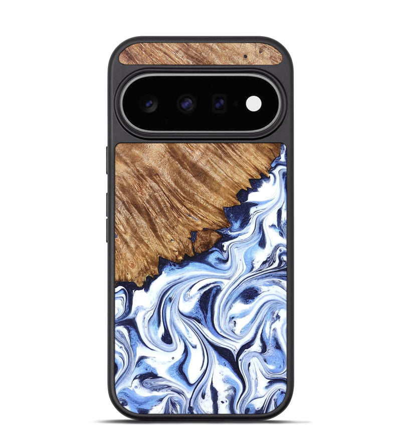Pixel 11 Pro Wood Phone Case - Gerardo (Blue, 829664)