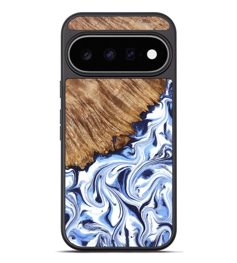 Pixel 11 Pro XL Wood Phone Case - Gerardo (Blue, 829664)