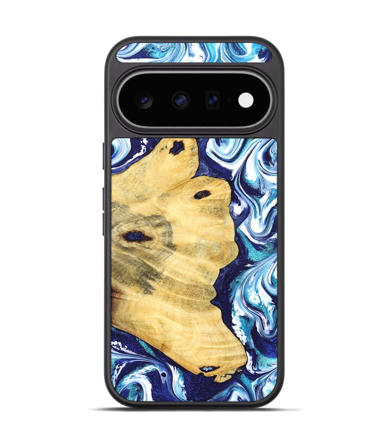 Pixel 11 Wood Phone Case - Clemmie (Blue, 829666)