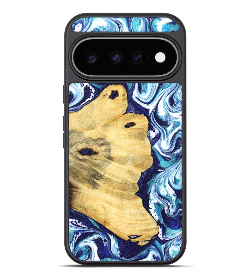 Pixel 11 Pro XL Wood Phone Case - Clemmie (Blue, 829666)