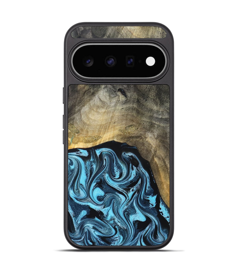 Pixel 11 Wood Phone Case - Izael (Blue, 829669)