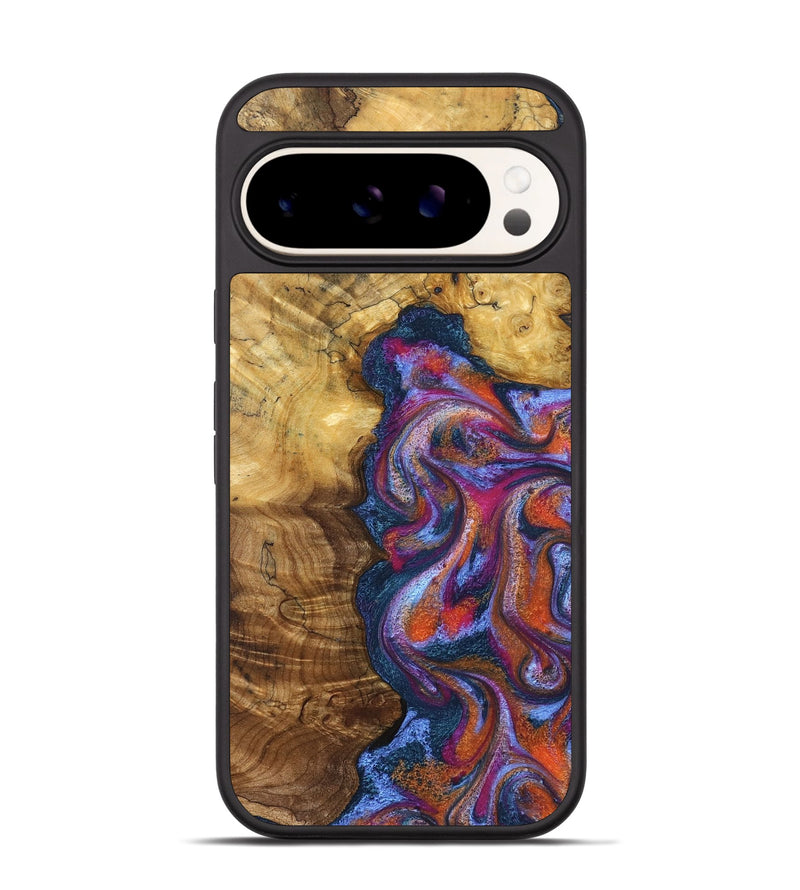 Pixel 9 Wood Phone Case - Carroll (Blue, 829670)
