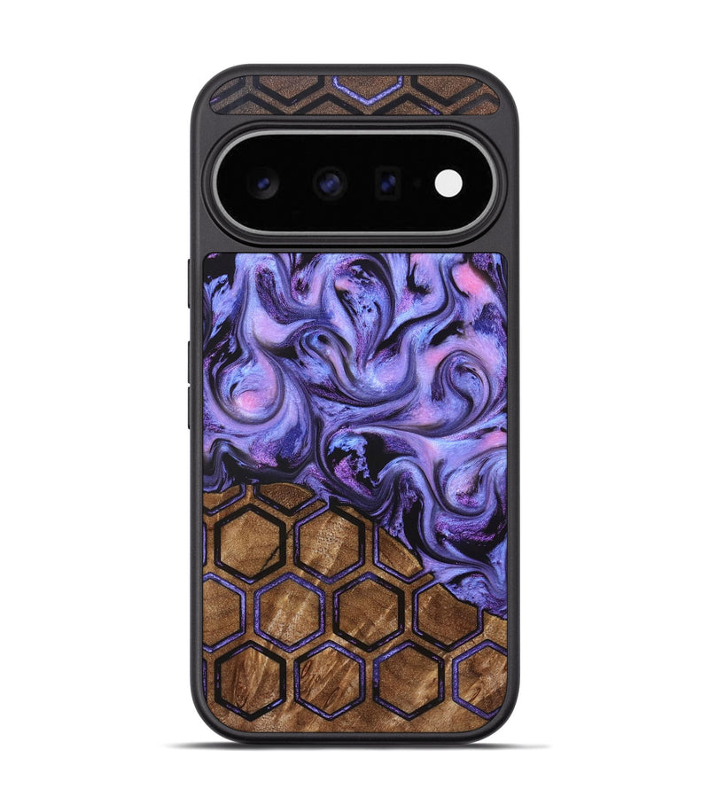 Pixel 11 Pro Wood Phone Case - Golden (Pattern, 829676)