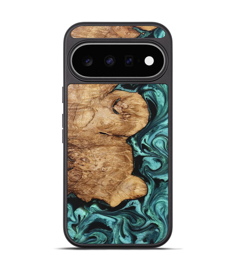 Pixel 11 Wood Phone Case - Kaeli (Green, 829696)