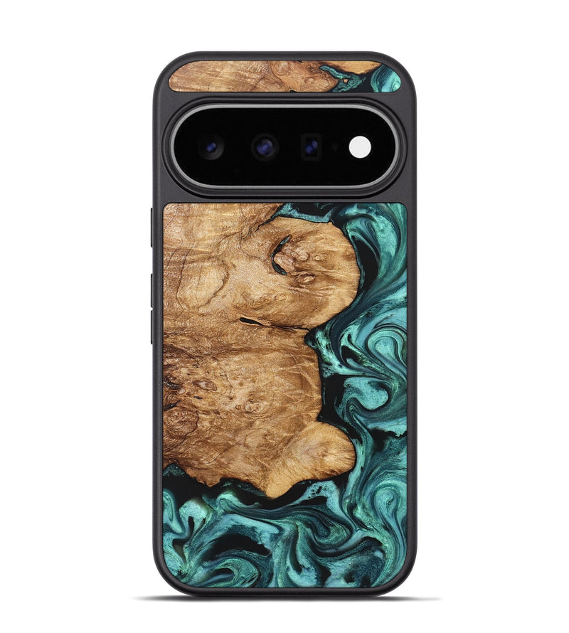 Pixel 11 Pro Wood Phone Case - Kaeli (Green, 829696)