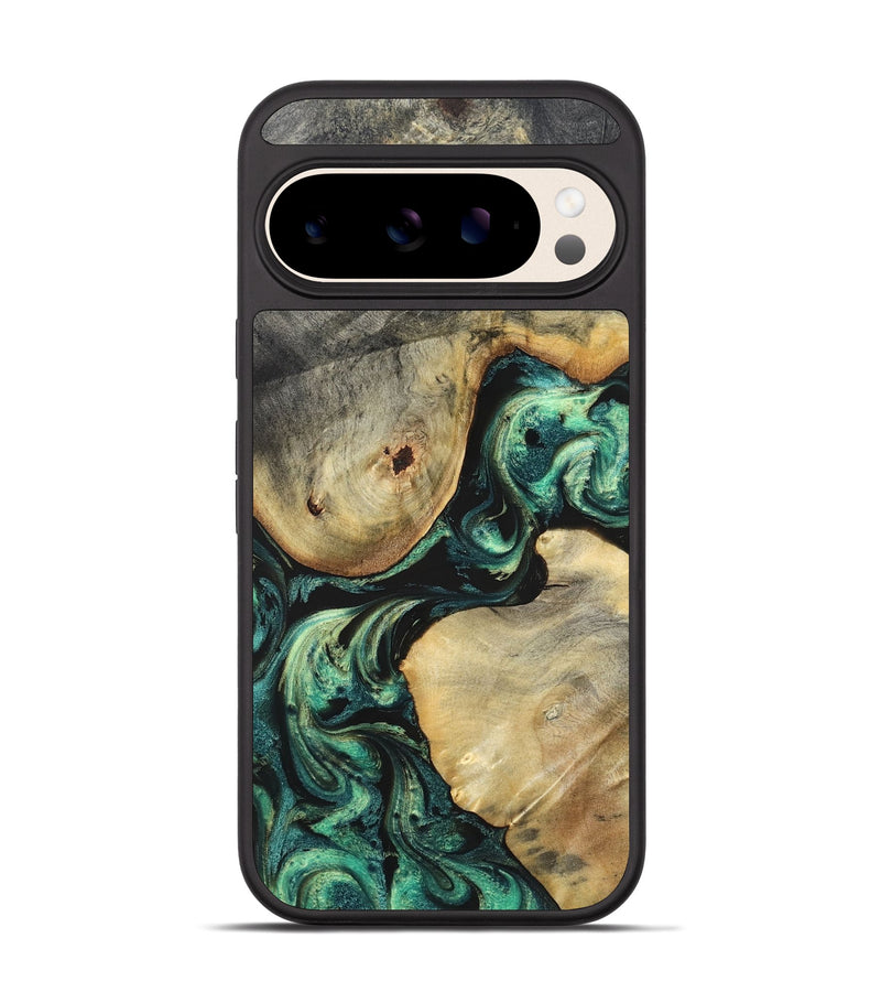 Pixel 10 Wood Phone Case - Ariah (Green, 829700)