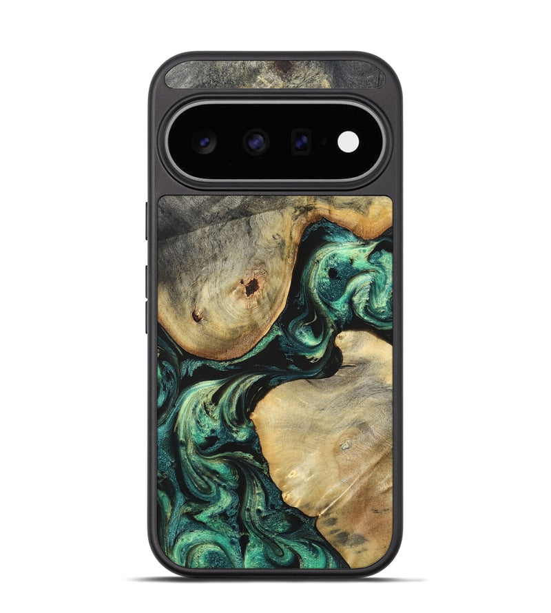 Pixel 11 Wood Phone Case - Ariah (Green, 829700)