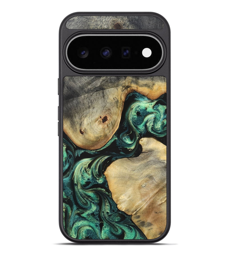 Pixel 11 Pro XL Wood Phone Case - Ariah (Green, 829700)
