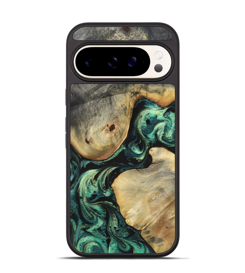 Pixel 9 Wood Phone Case - Ariah (Green, 829700)