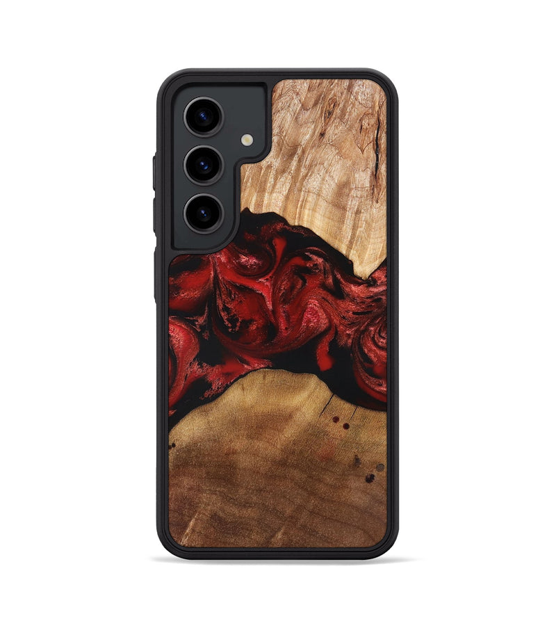 Galaxy S24 Wood Phone Case - Marlon (Red, 829713)