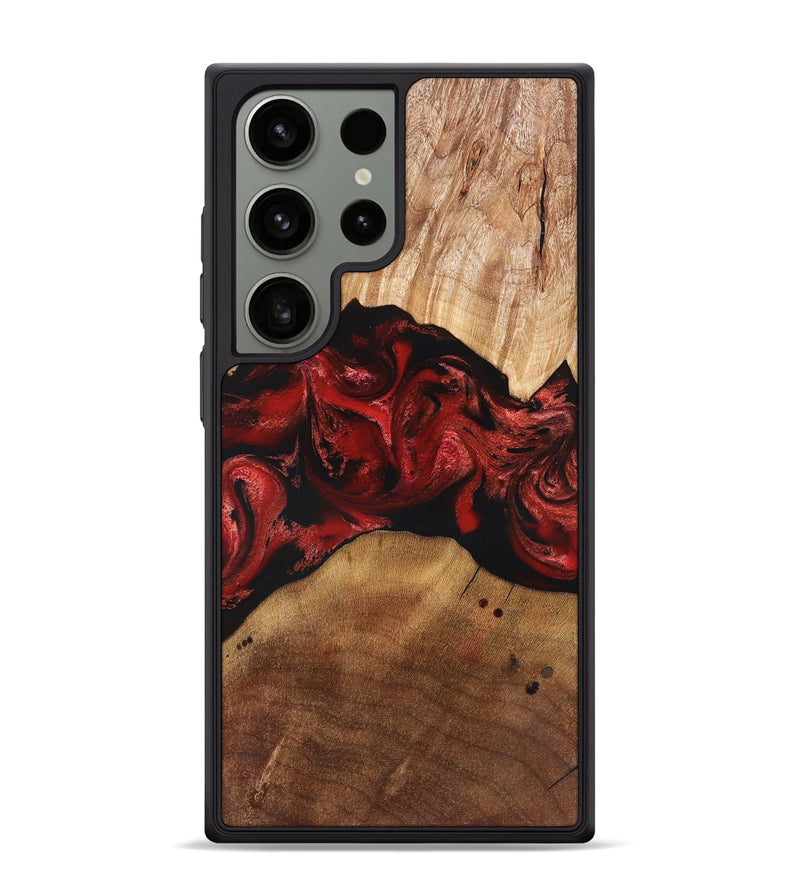 Galaxy S24 Ultra Wood Phone Case - Marlon (Red, 829713)