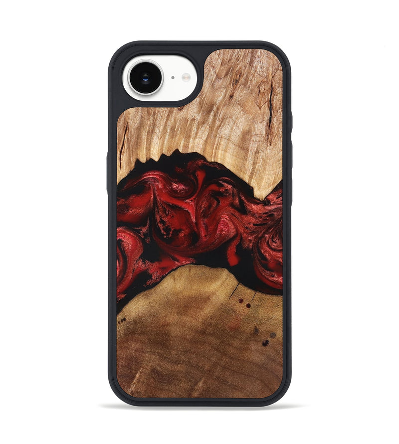 iPhone 16e Wood Phone Case - Marlon (Red, 829713)