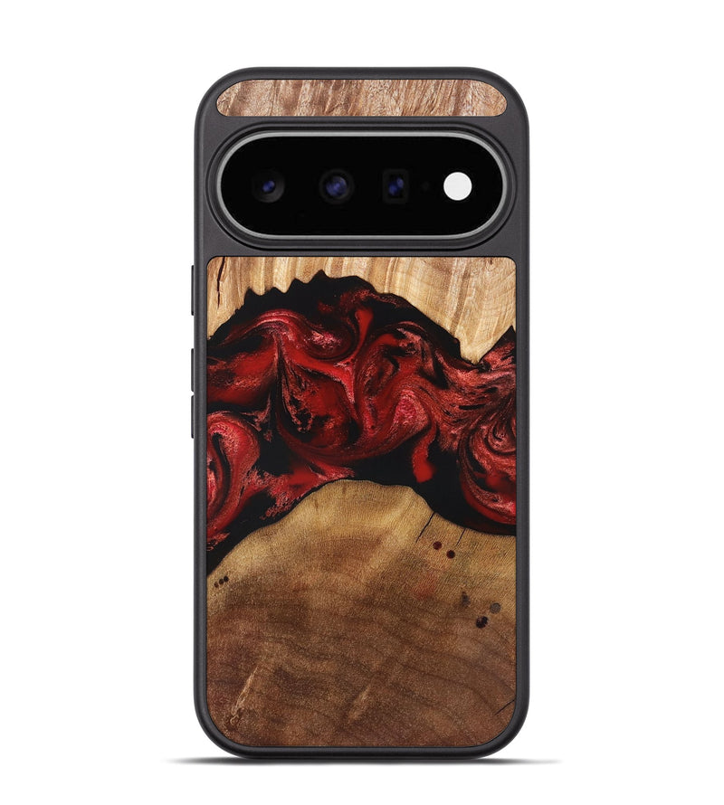 Pixel 11 Wood Phone Case - Marlon (Red, 829713)