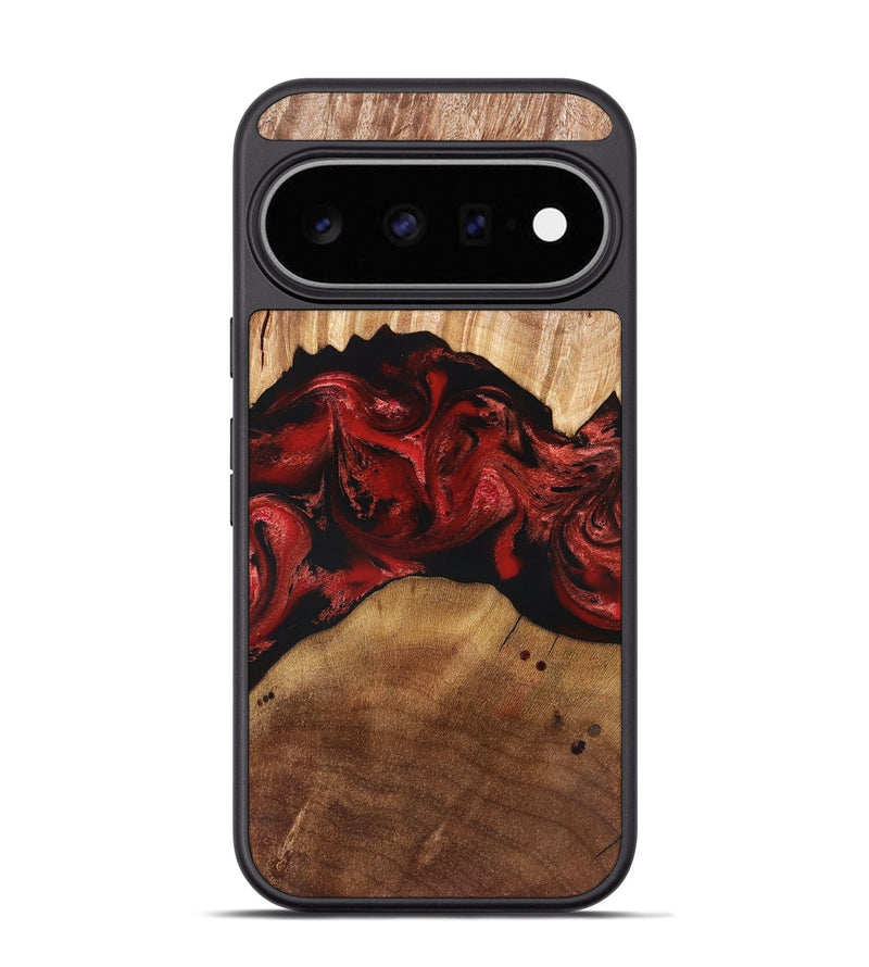 Pixel 11 Pro Wood Phone Case - Marlon (Red, 829713)