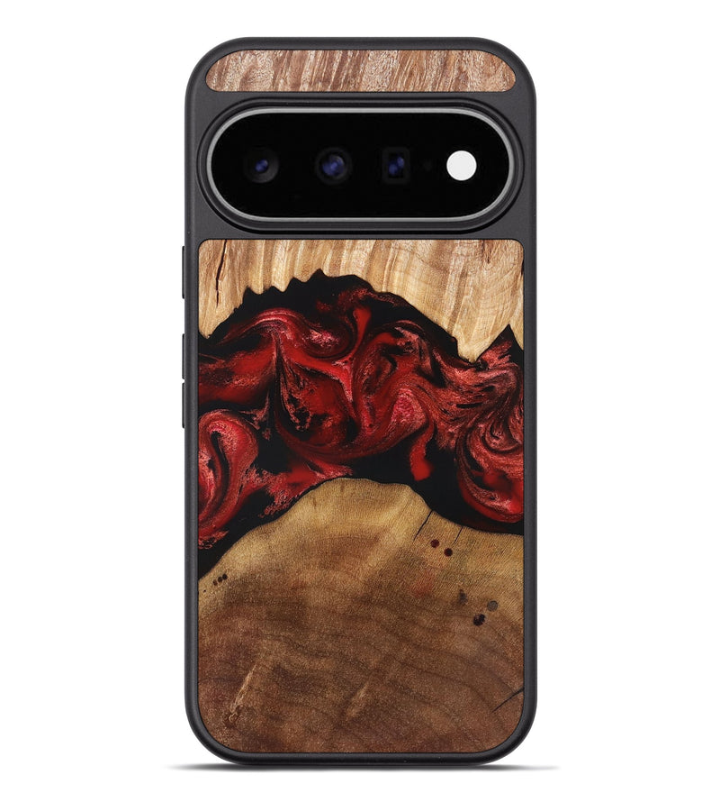 Pixel 11 Pro XL Wood Phone Case - Marlon (Red, 829713)