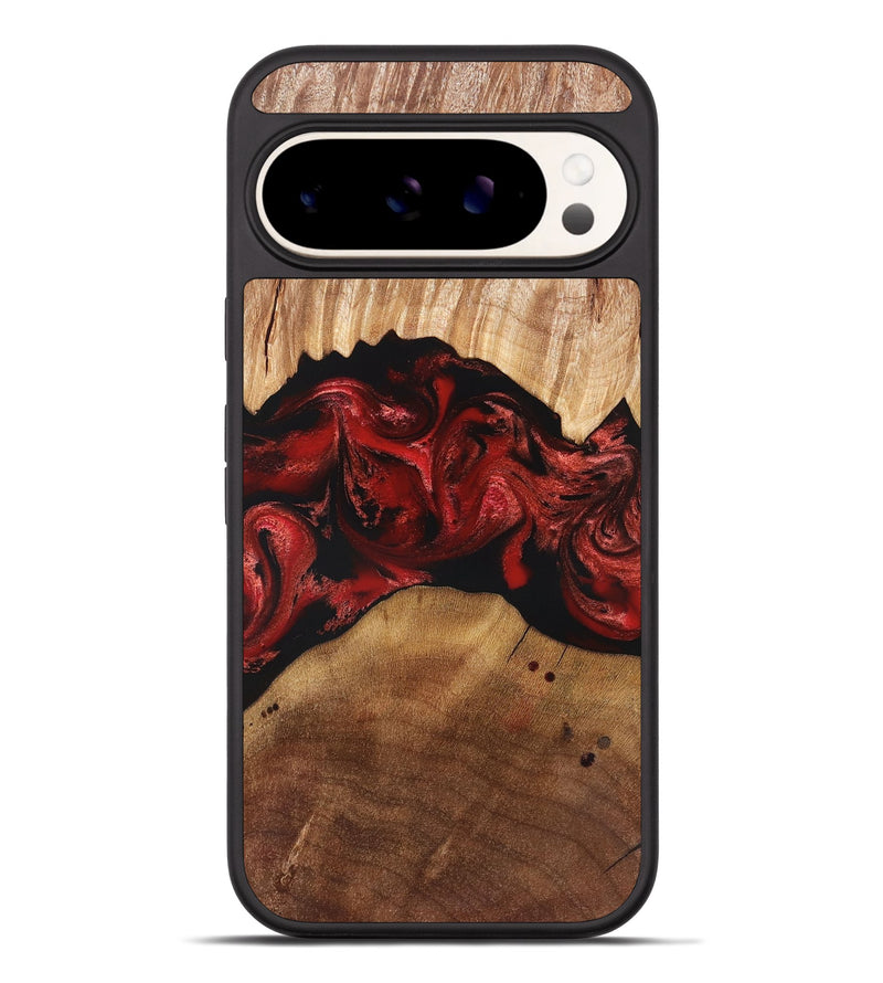 Pixel 9 Pro XL Wood Phone Case - Marlon (Red, 829713)