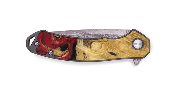EDC Wood Pocket Knife - Mina (Red, 829714)