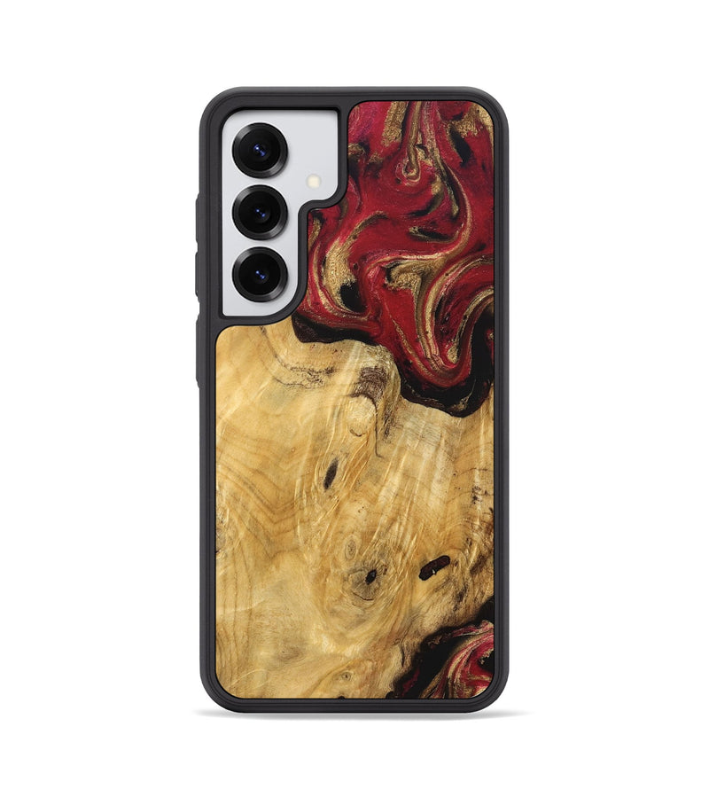 Galaxy S25 Wood Phone Case - Mina (Red, 829714)