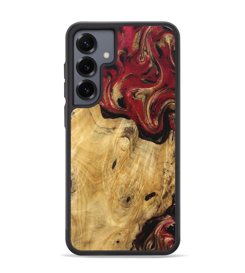 Galaxy S25 Plus Wood Phone Case - Mina (Red, 829714)