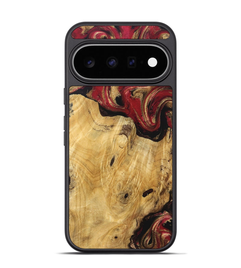 Pixel 11 Pro Wood Phone Case - Mina (Red, 829714)
