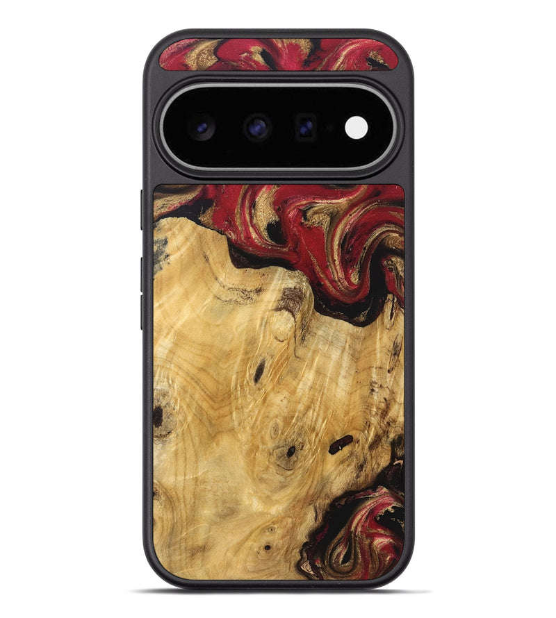 Pixel 11 Pro XL Wood Phone Case - Mina (Red, 829714)