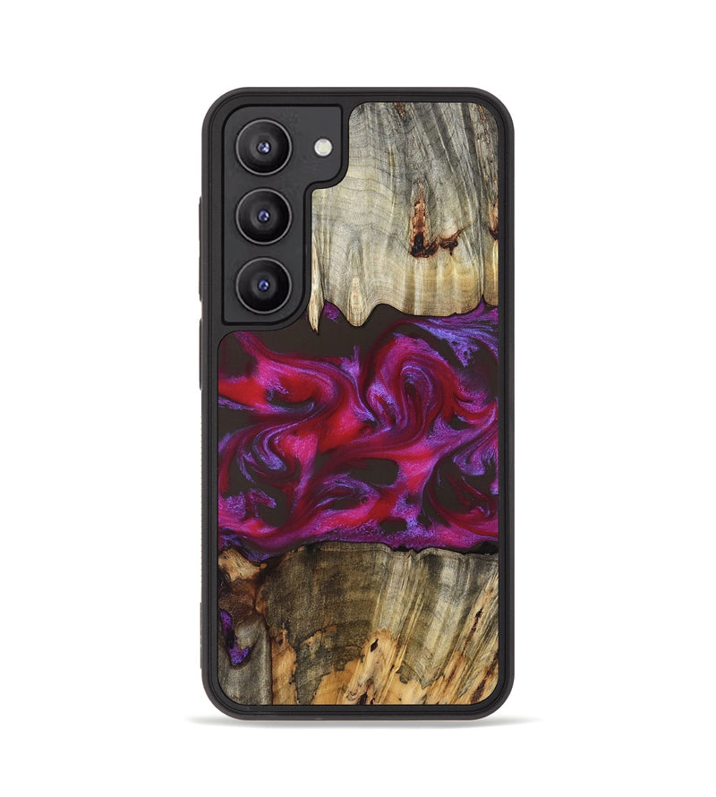 Galaxy S23 Wood Phone Case - Jaylen (Red, 829716)
