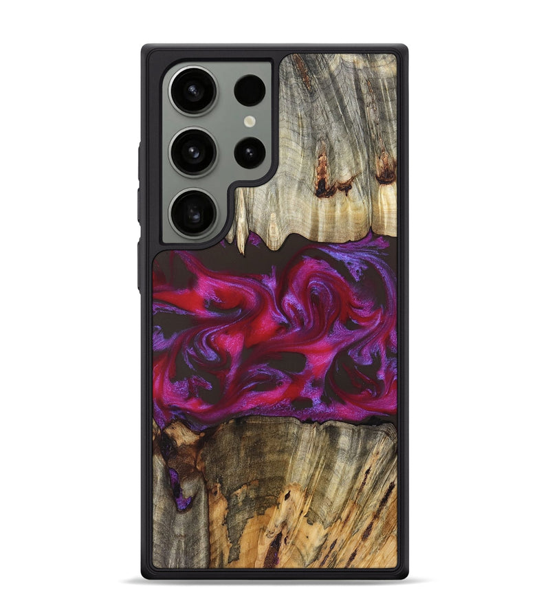 Galaxy S24 Ultra Wood Phone Case - Jaylen (Red, 829716)