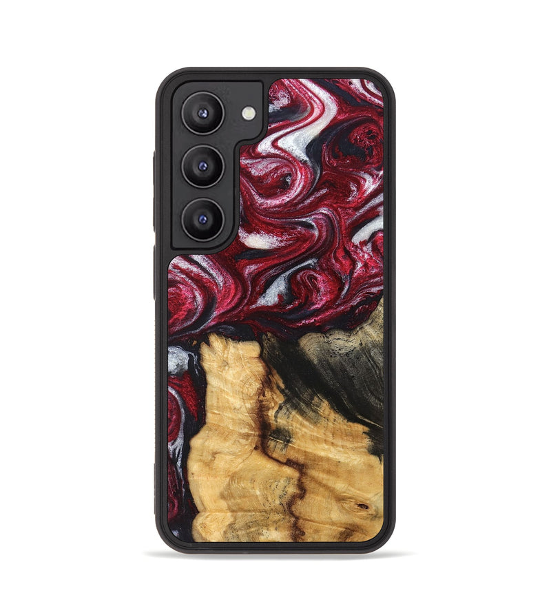 Galaxy S23 Wood Phone Case - Cleve (Red, 829717)