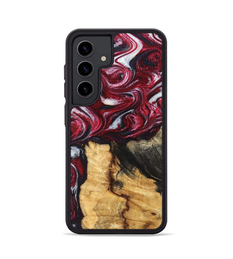 Galaxy S24 Wood Phone Case - Cleve (Red, 829717)