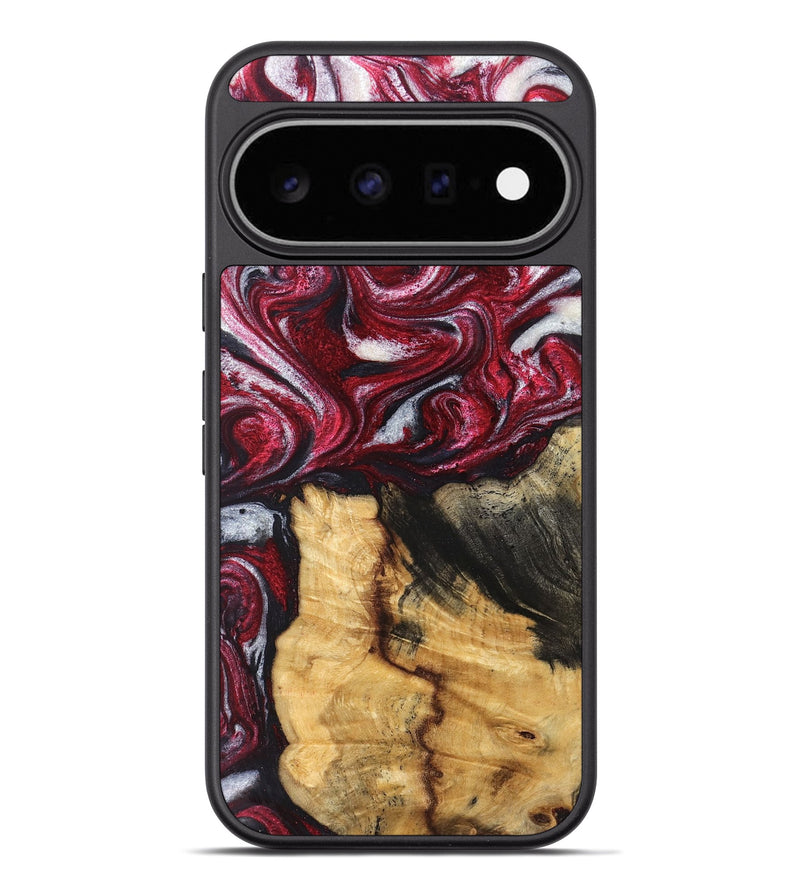 Pixel 11 Pro XL Wood Phone Case - Cleve (Red, 829717)