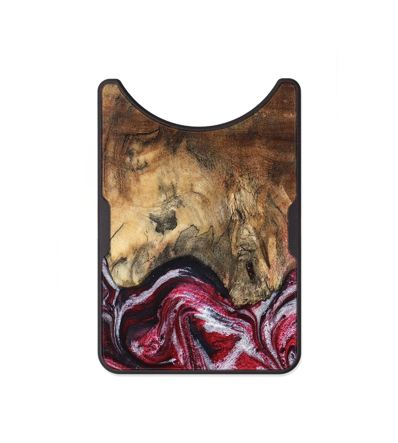 Alloy Wood Wallet - Chaya (Red, 829722)