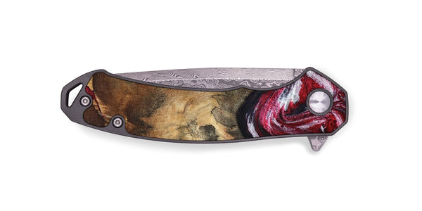 EDC Wood Pocket Knife - Chaya (Red, 829722)