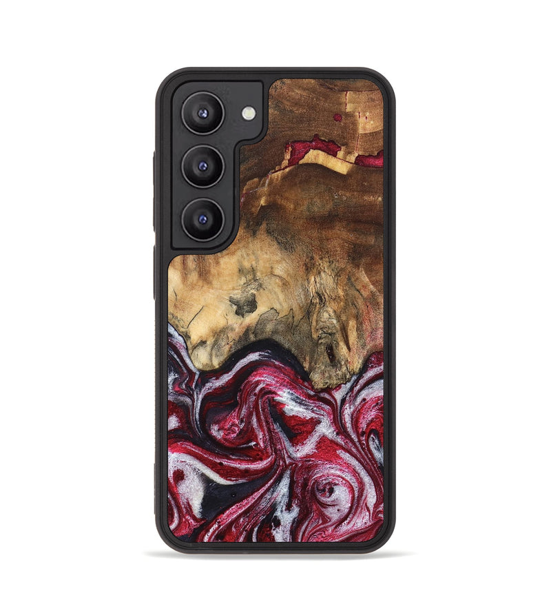 Galaxy S23 Wood Phone Case - Chaya (Red, 829722)