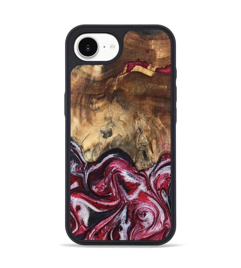 iPhone 17e Wood Phone Case - Chaya (Red, 829722)