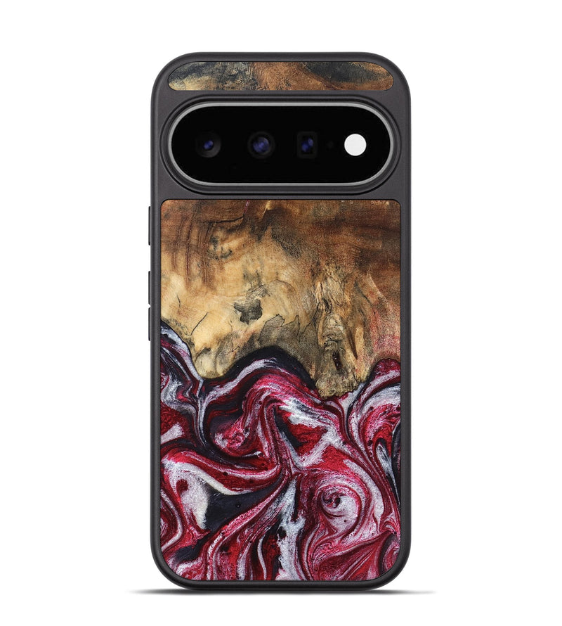 Pixel 11 Wood Phone Case - Chaya (Red, 829722)