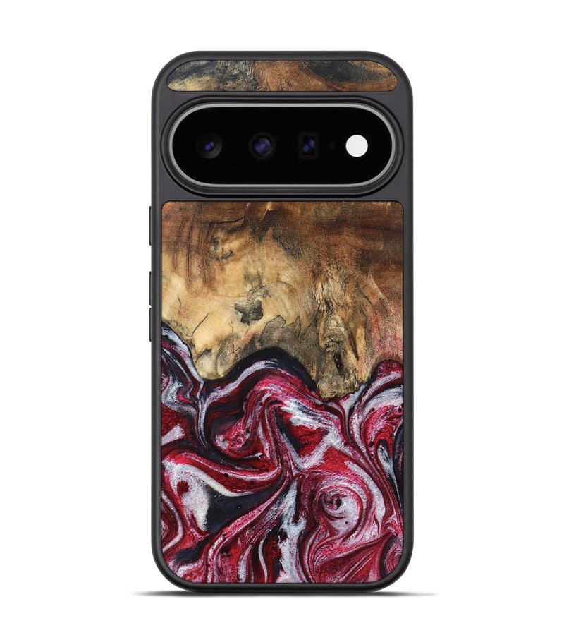 Pixel 11 Pro Wood Phone Case - Chaya (Red, 829722)