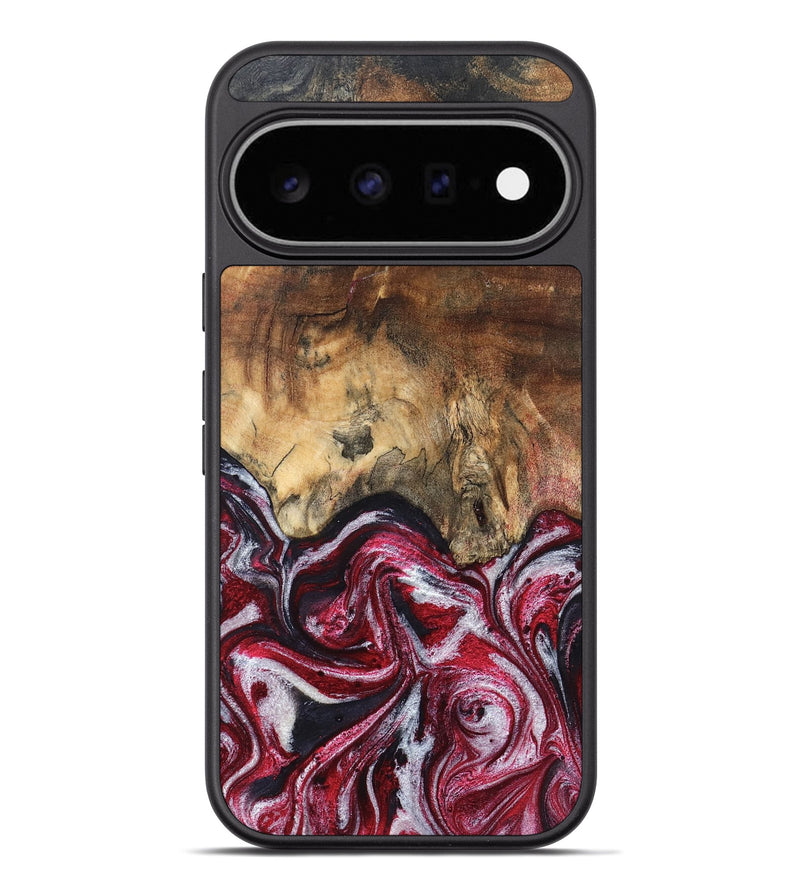 Pixel 11 Pro XL Wood Phone Case - Chaya (Red, 829722)