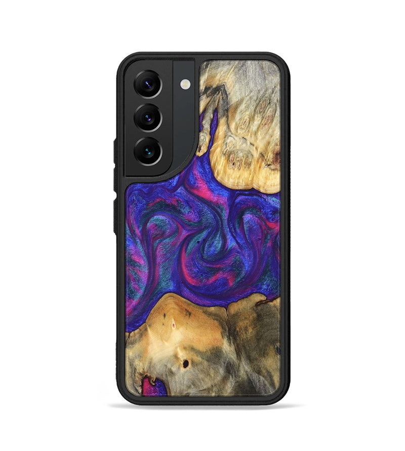 Galaxy S22 Wood Phone Case - Donie (Purple, 829728)