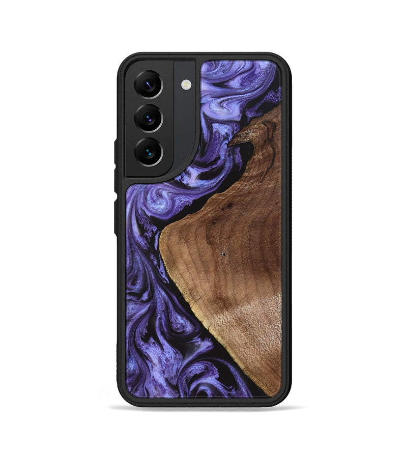 Galaxy S22 Wood Phone Case - Scot (Purple, 829729)