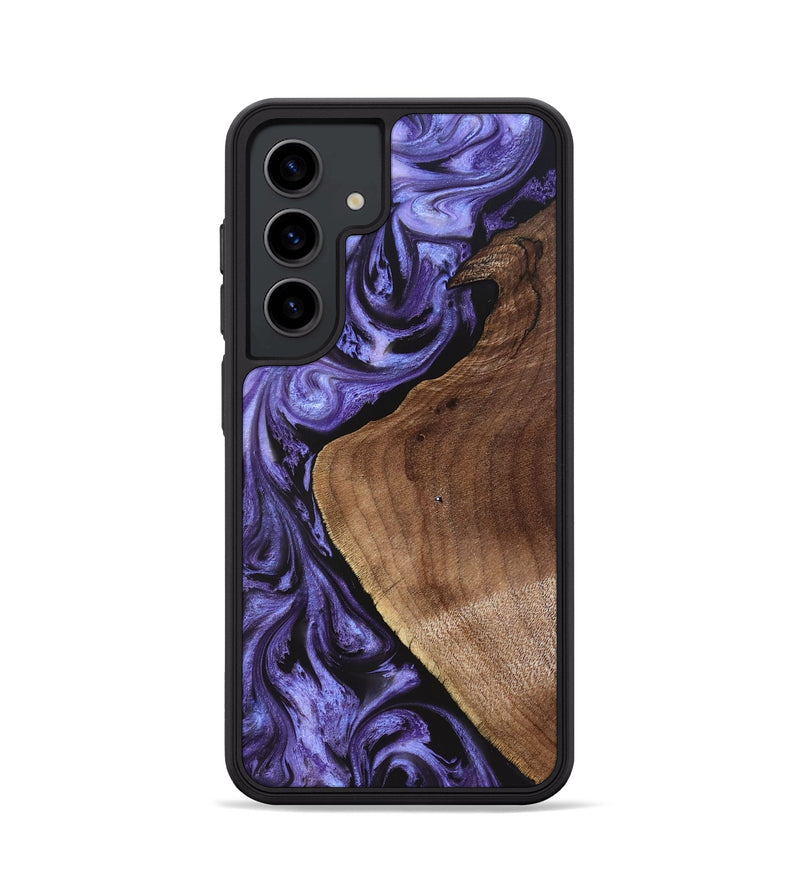 Galaxy S24 Wood Phone Case - Scot (Purple, 829729)