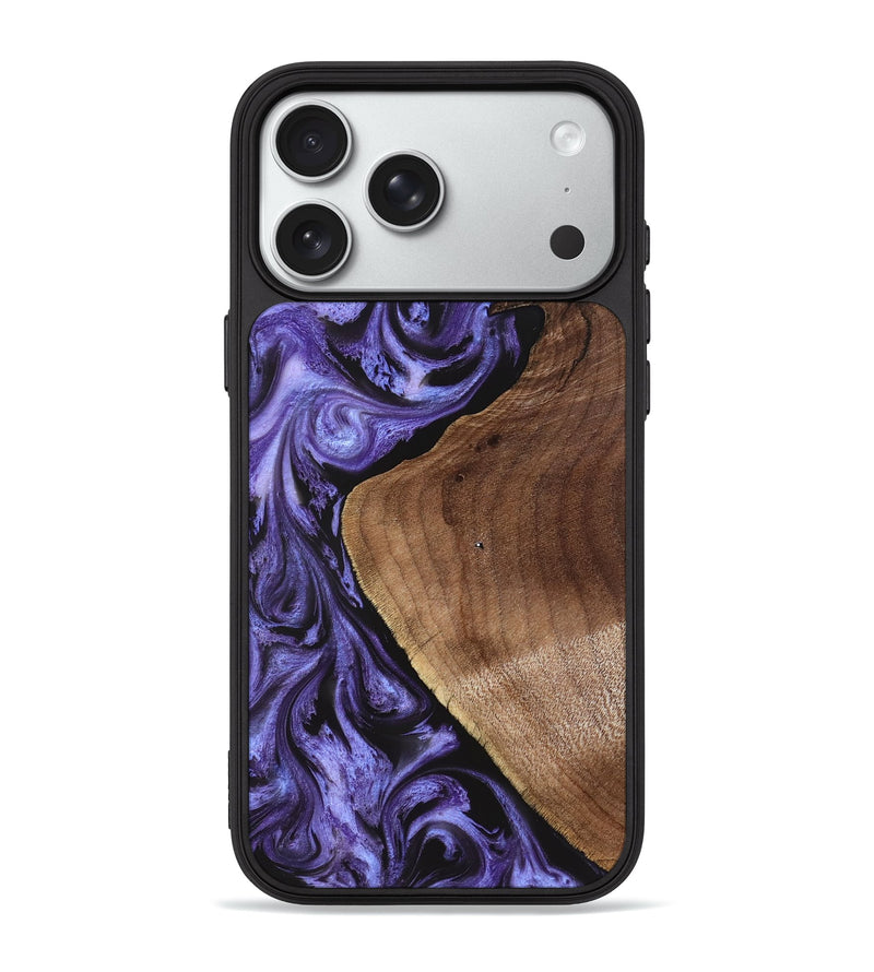 iPhone 18 Pro Max Wood Phone Case - Scot (Purple, 829729)