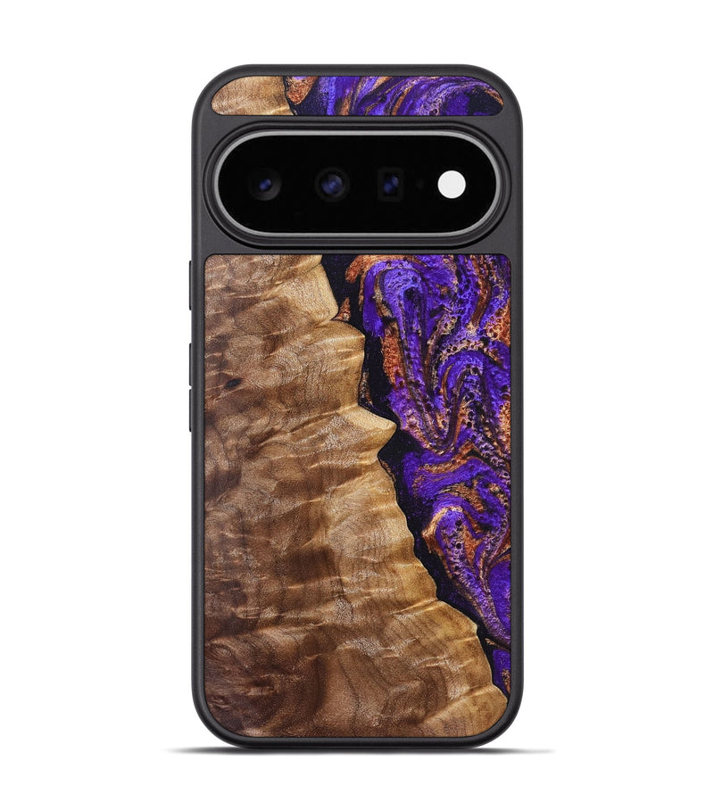 Pixel 11 Pro Wood Phone Case - Leanna (Purple, 829732)